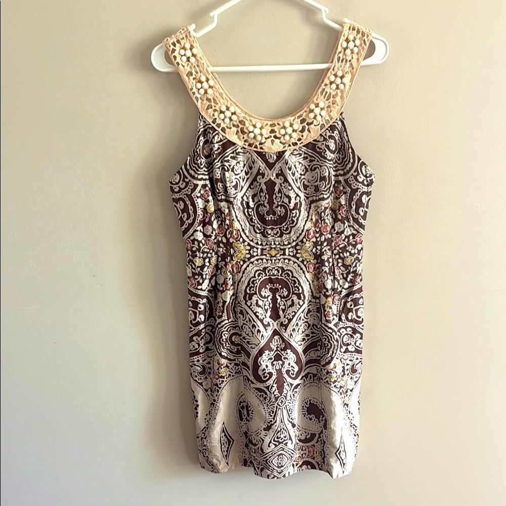 VTG Free People • 100% cotton floral bohemian dress